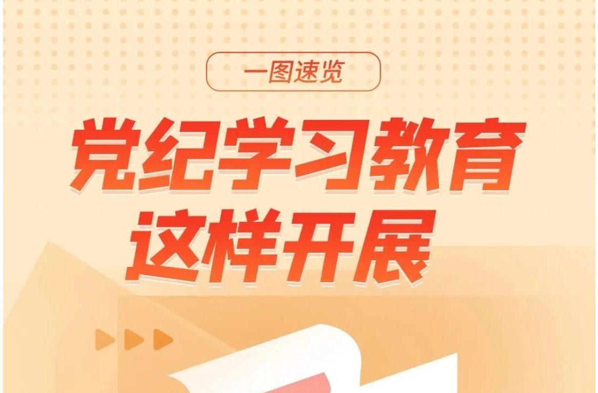 一图了解党纪学习教育如何开展